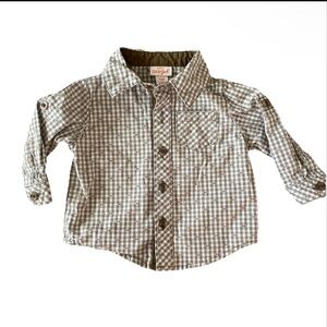 Checkered Kids Shirt by Cat & Jack - Gray